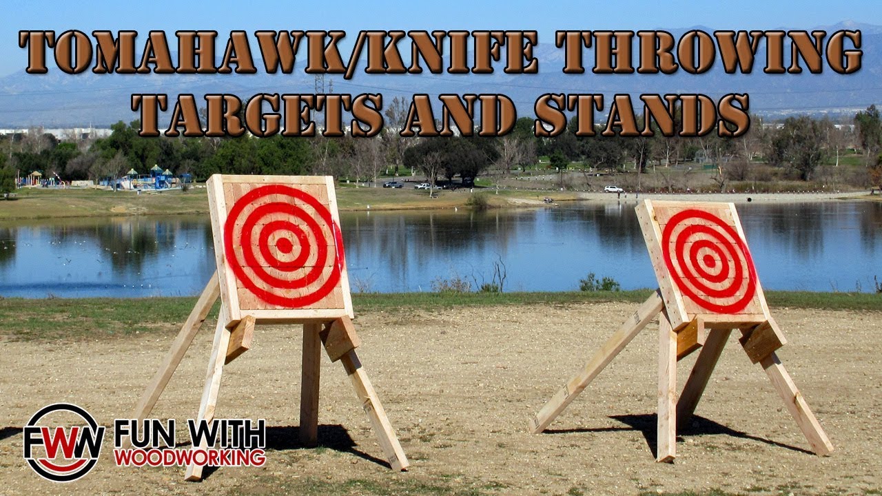 build a hatchet throwing target
